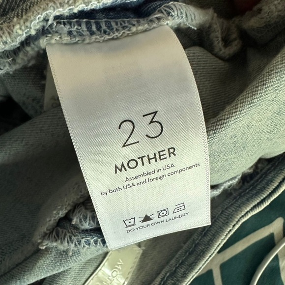 NEW MOTHER Denim The Ruffle Mini Raw Edge Skirt Threading the Needle I S… - Picture 10 of 10